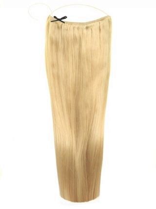 Premium Halo Golden Blonde #24 Hair Extensions